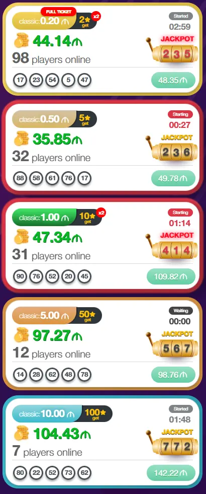 10Line Loto oyunu